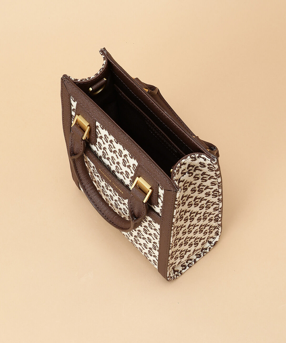 Samantha Thavasa「ST Jacquard シルエット 縦型スクエアトートバッグ」|トートバッグ|