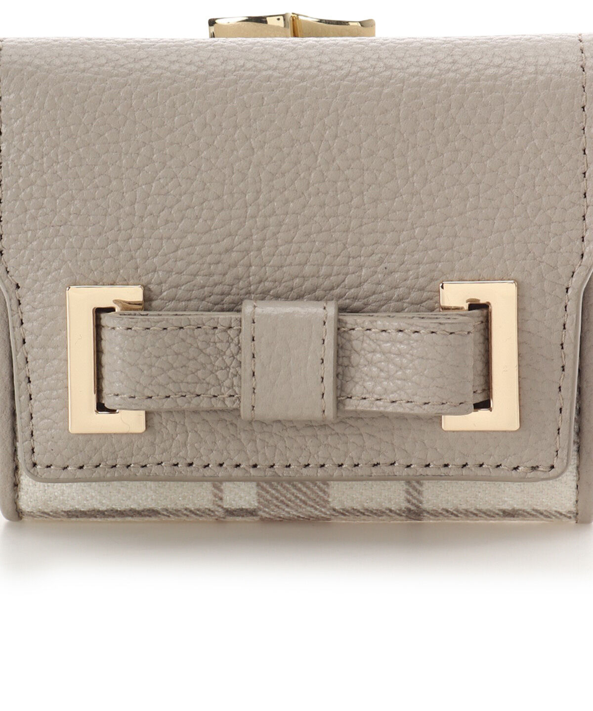 Samantha Thavasa「チェック柄エムシュシュⅢ 口金折財布」|財布|