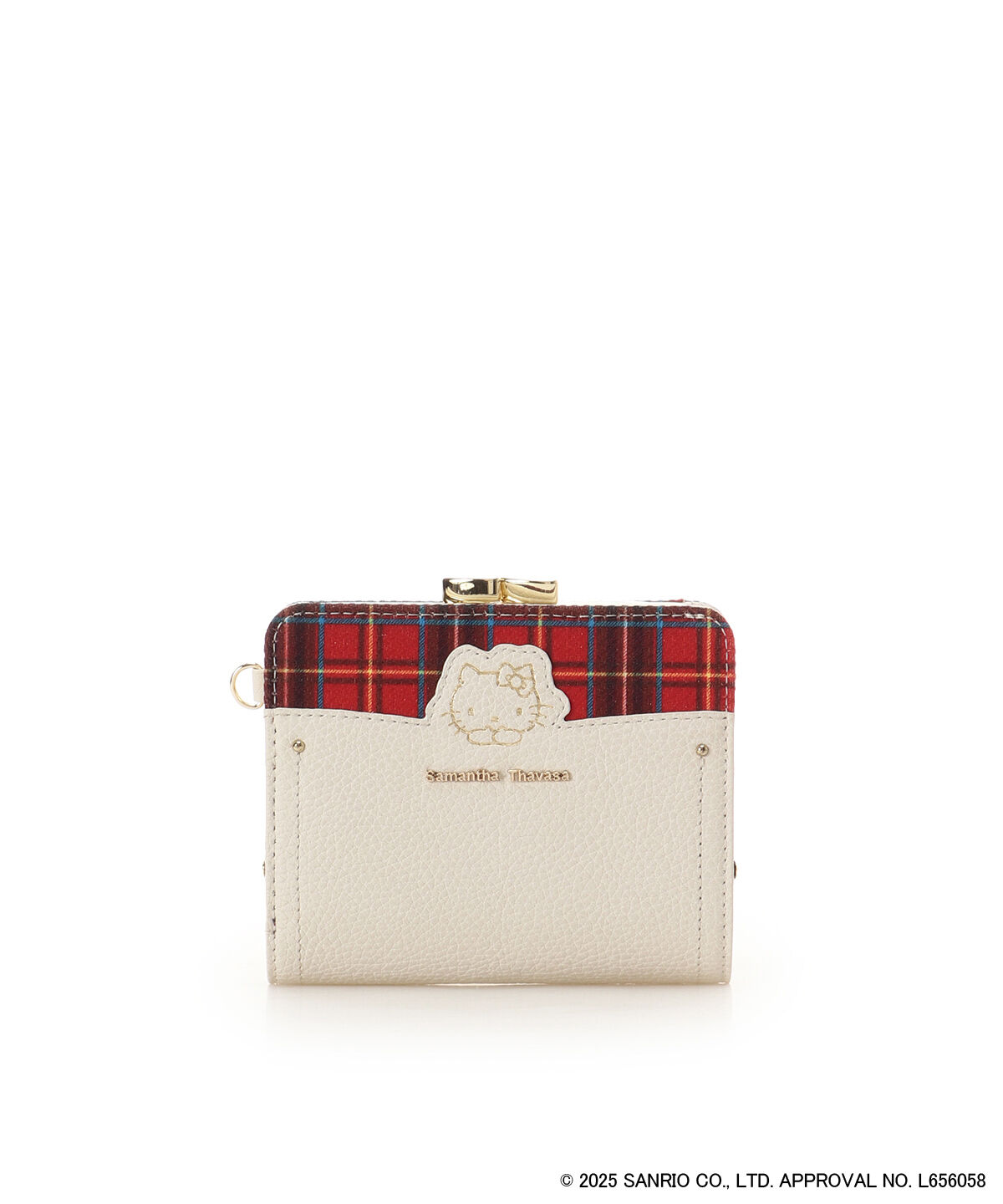 Samantha Thavasa「「ハローキティ」コレクション 口金折財布」|財布|オフホワイト