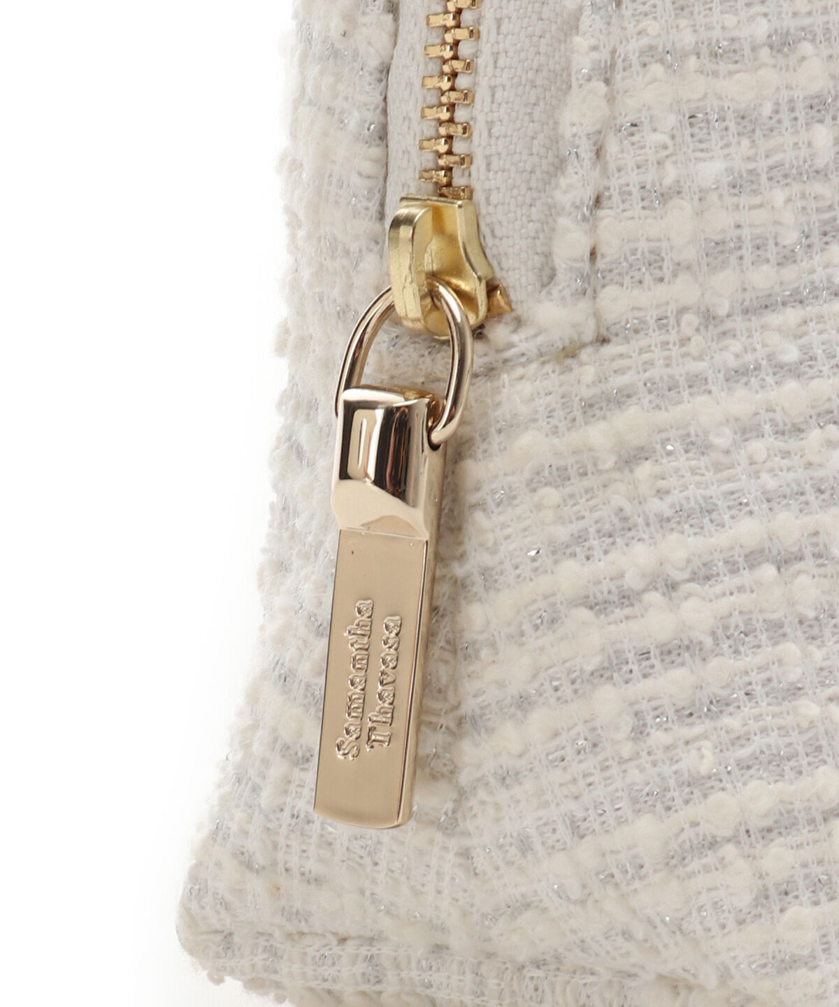 Samantha Thavasa「ループツイードデザイン エムシュシュⅢ ポーチ」|ポーチ|