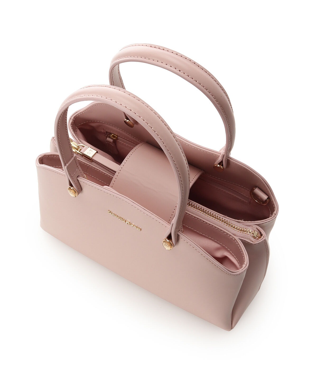 Samantha Thavasa「オリジナル金具ガラス調レザーハンドバッグ」|ハンドバッグ|