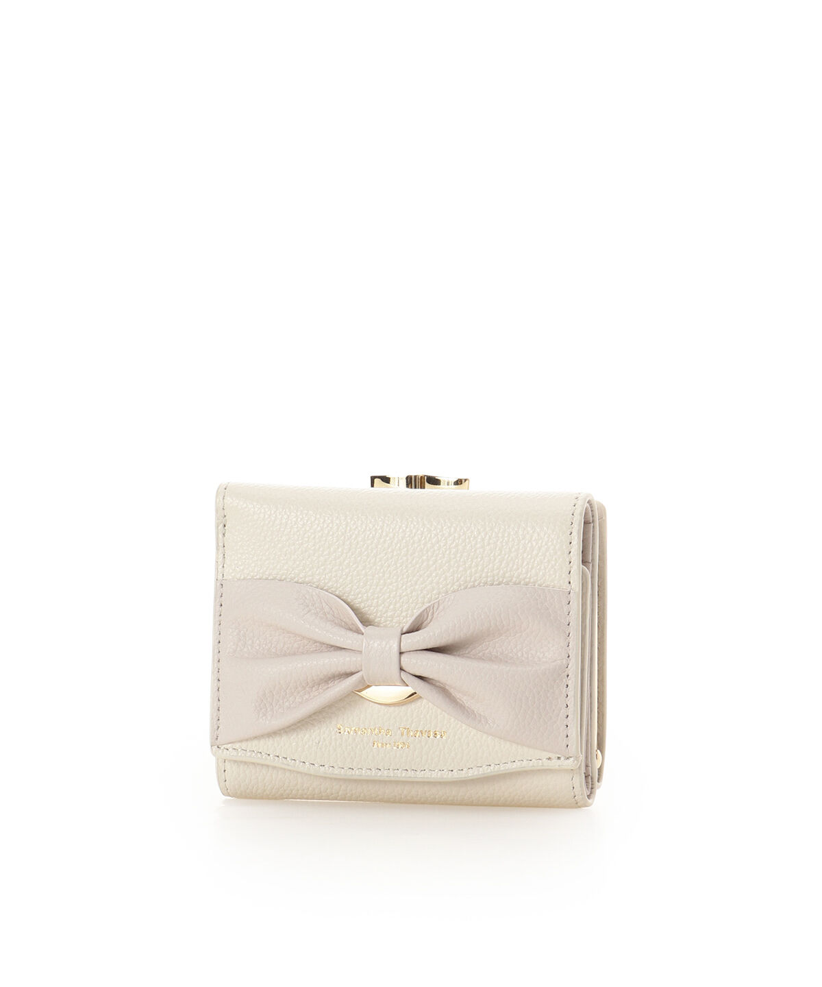 Samantha Thavasa「バイカラーリボンモチーフ口金折財布」|財布|