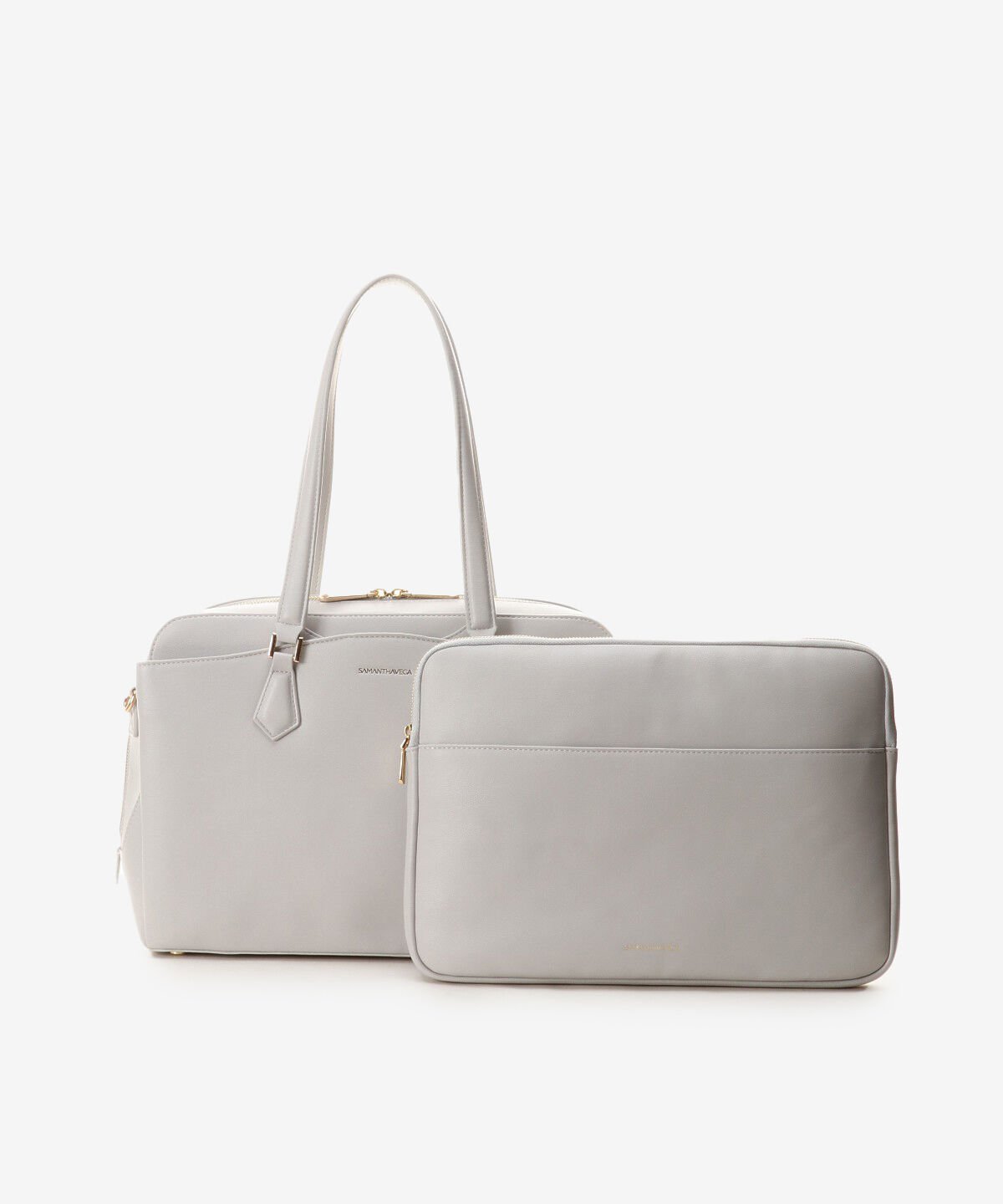 Samantha Vega「パソコンケース付きファスナーA4トートバッグ」|トートバッグ|