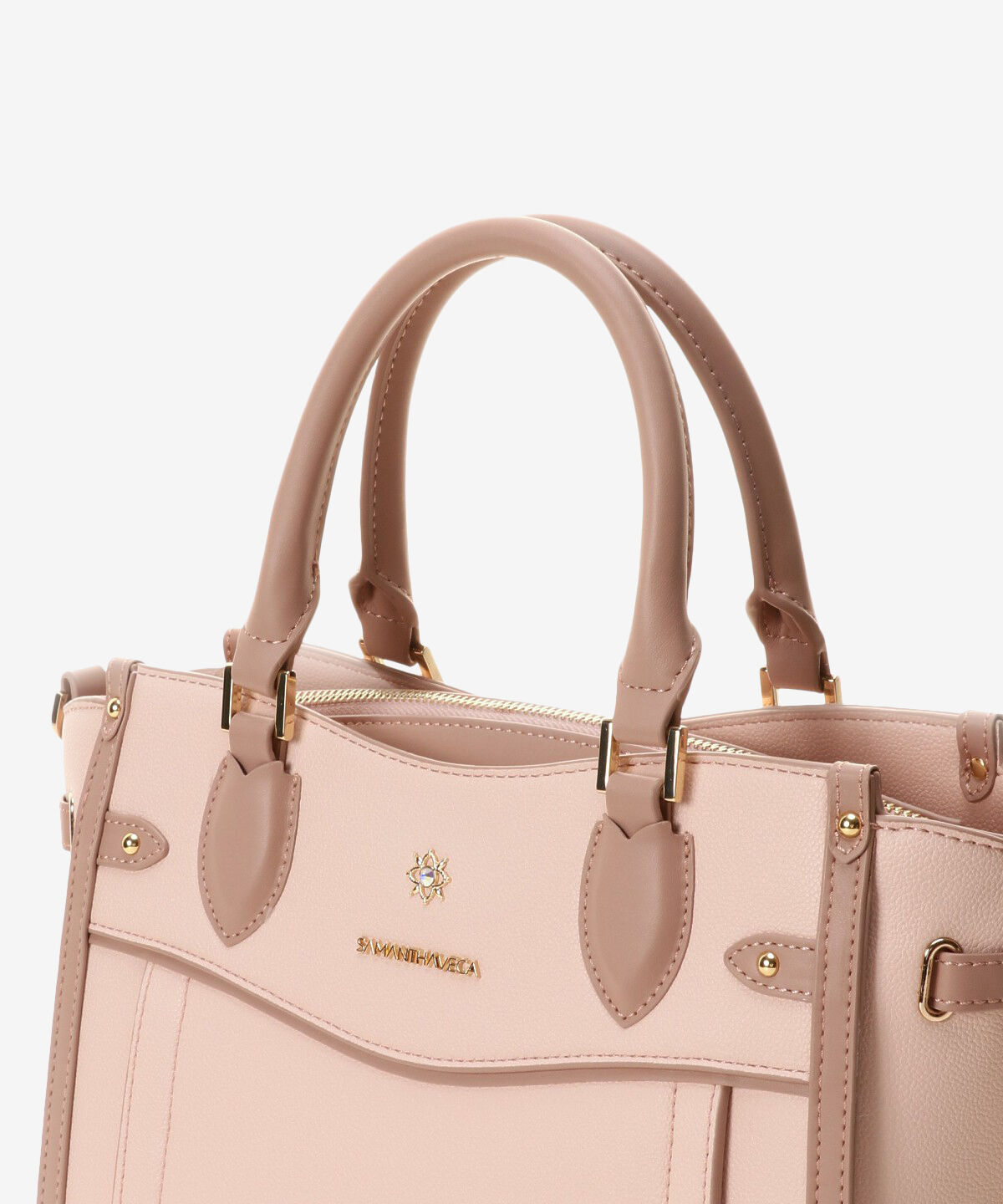 Samantha Vega「シンプルビジューハンドバッグ」|ハンドバッグ|