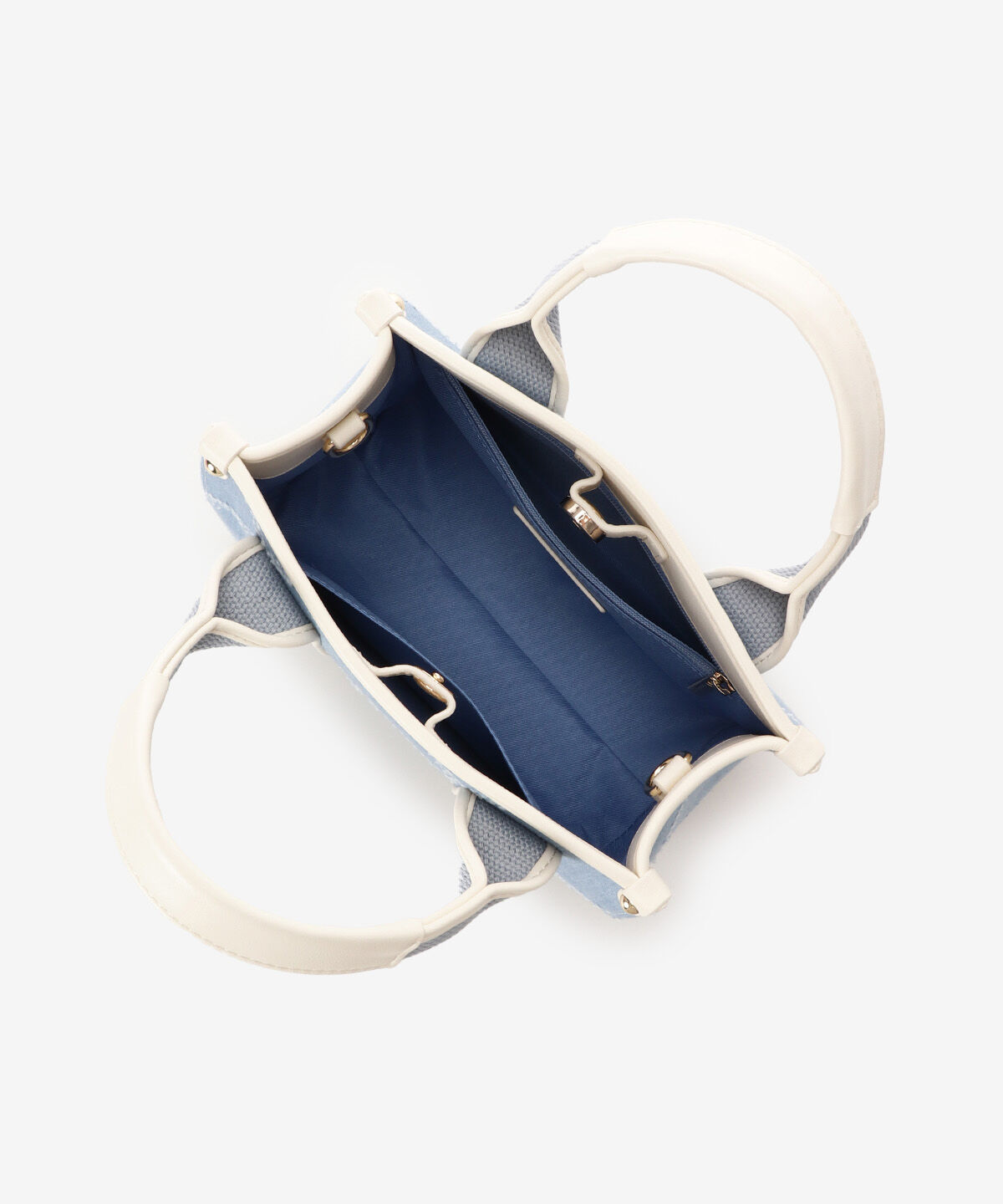 Samantha Vega「ロゴテープデニム風トート（ミニ）」|ショルダー・メッセンジャー|