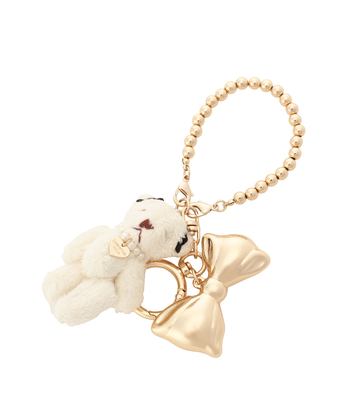 Samantha Vega「アニマルリボンチャーム」|チャーム・キーホルダー|ブラック