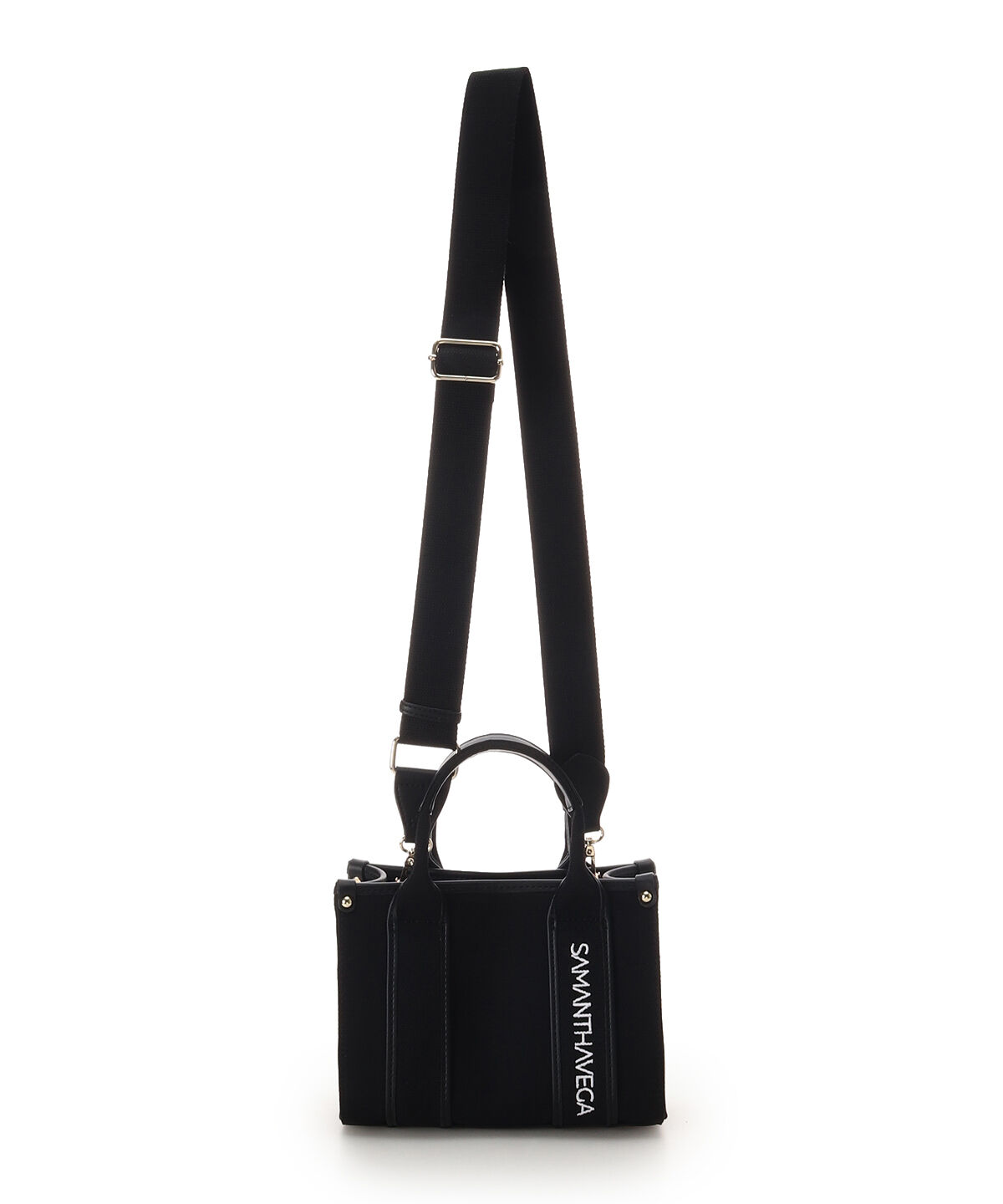 Samantha Vega「新色ロゴテープキャンバスショルダーバッグ（ミニ）」|ショルダー・メッセンジャー|