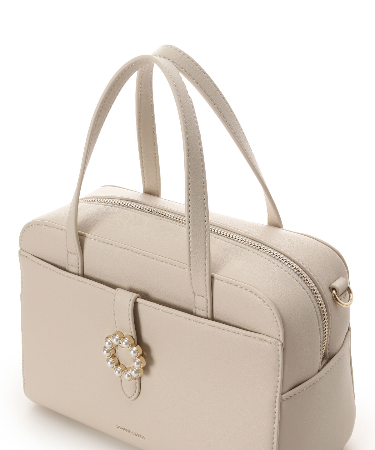 Samantha Vega「サークルパールハンドバッグ」|ハンドバッグ|