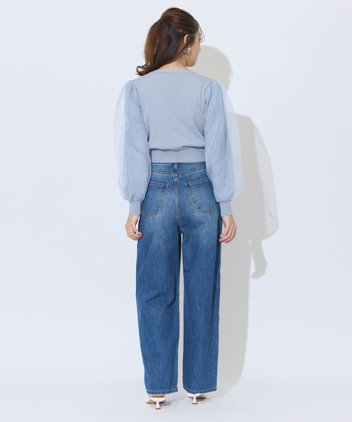 アンドクチュール「デニムバギーパンツ」|その他|