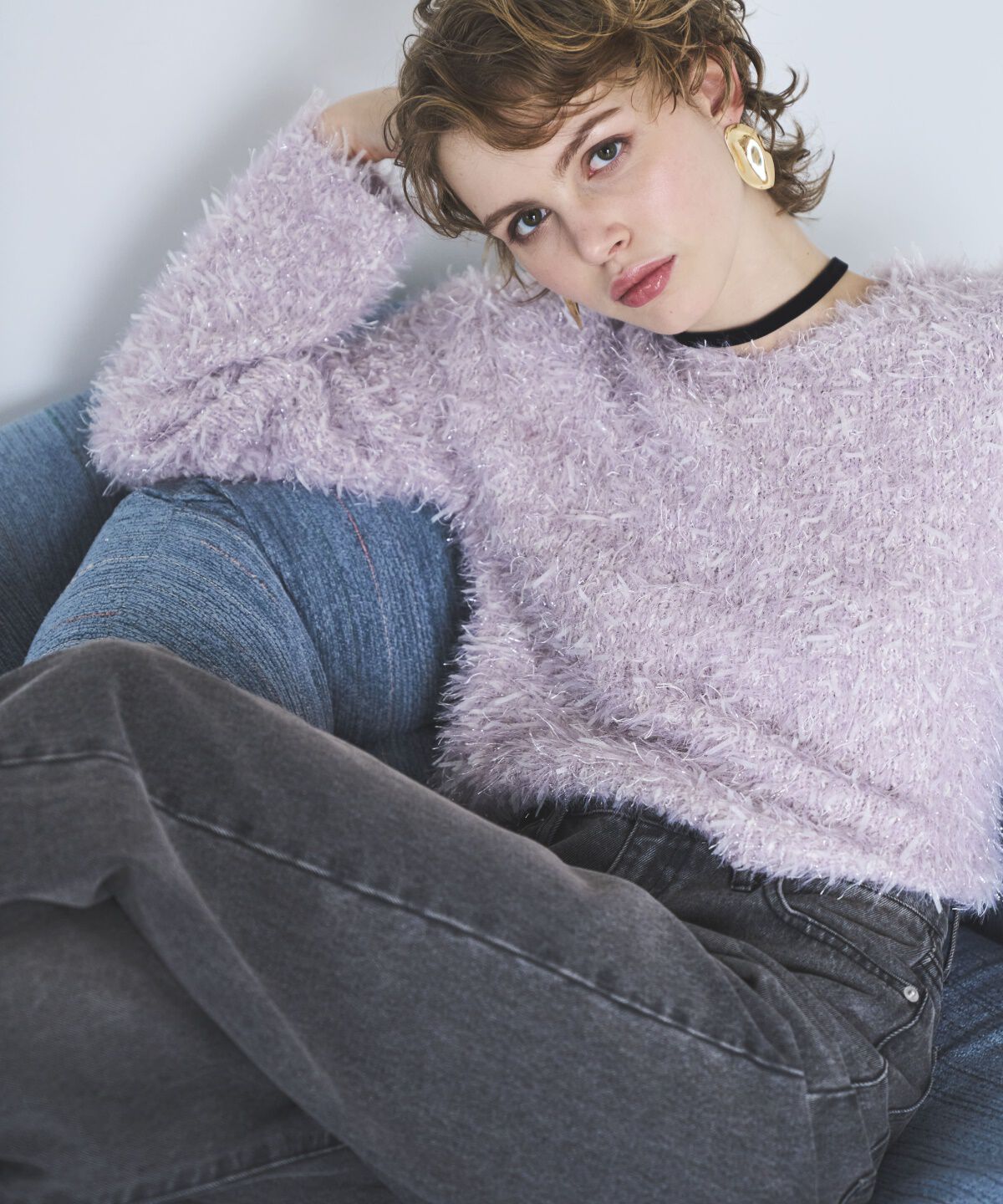 アンドクチュール「デニムバギーパンツ」|その他|