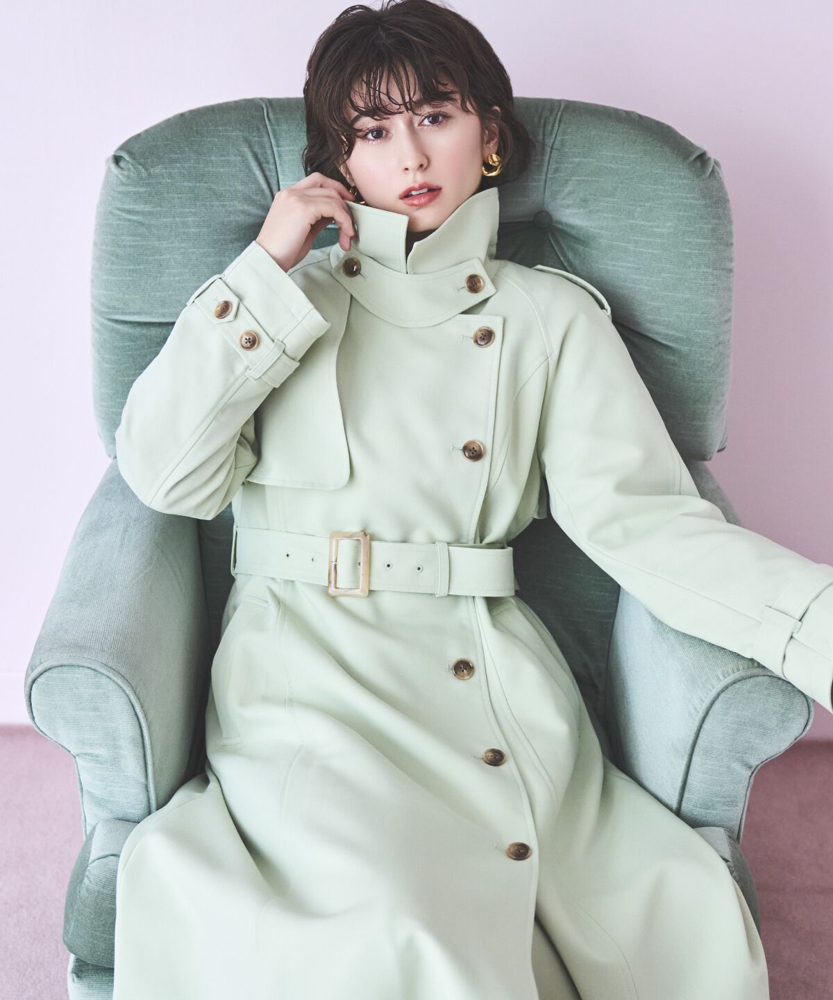 アンドクチュール「アイコニックトレンチコート」|トレンチコート|