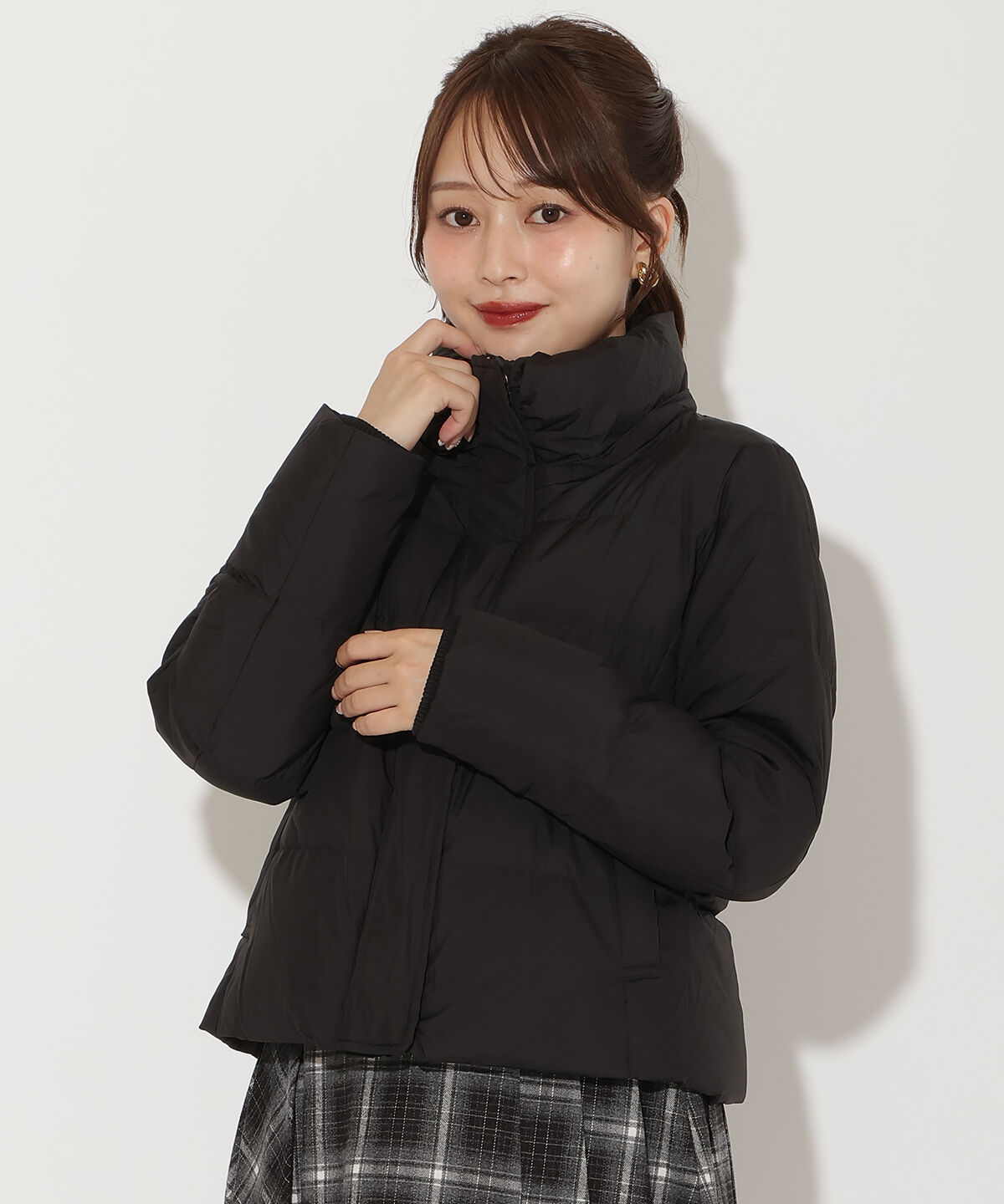 アンドクチュール「FOXファー付きショートダウン」|ダウン|