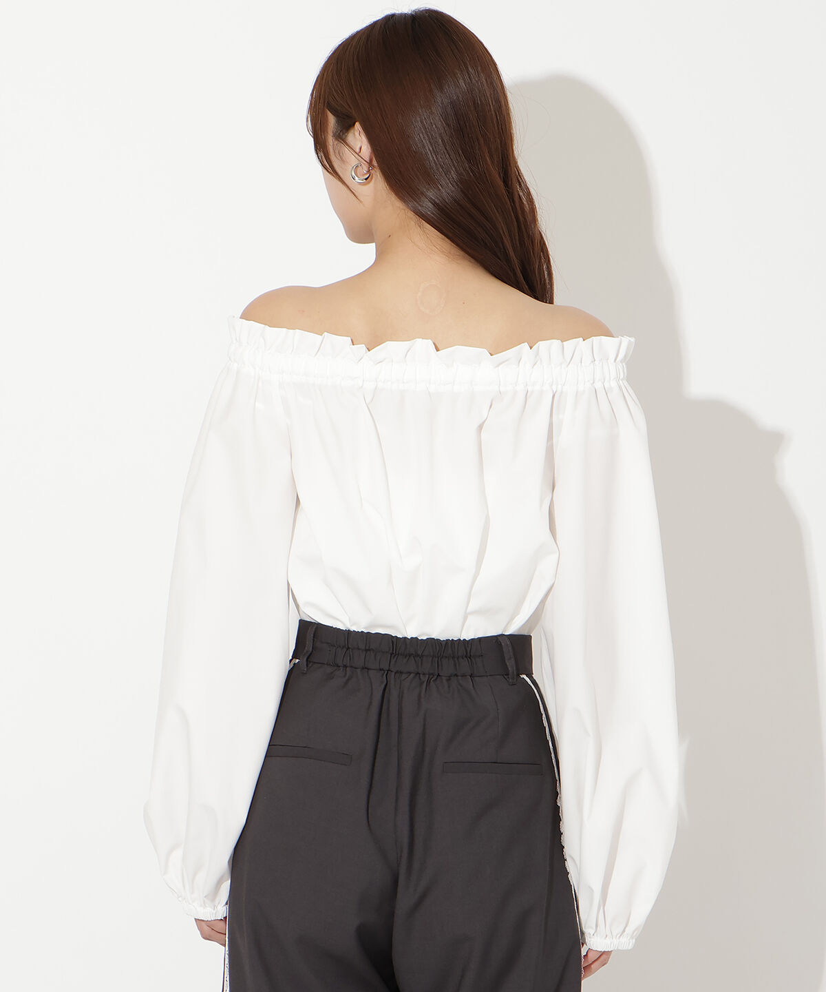 アンドクチュール「ドロストボウタイ2WAYブラウス」|シャツ・ブラウス|