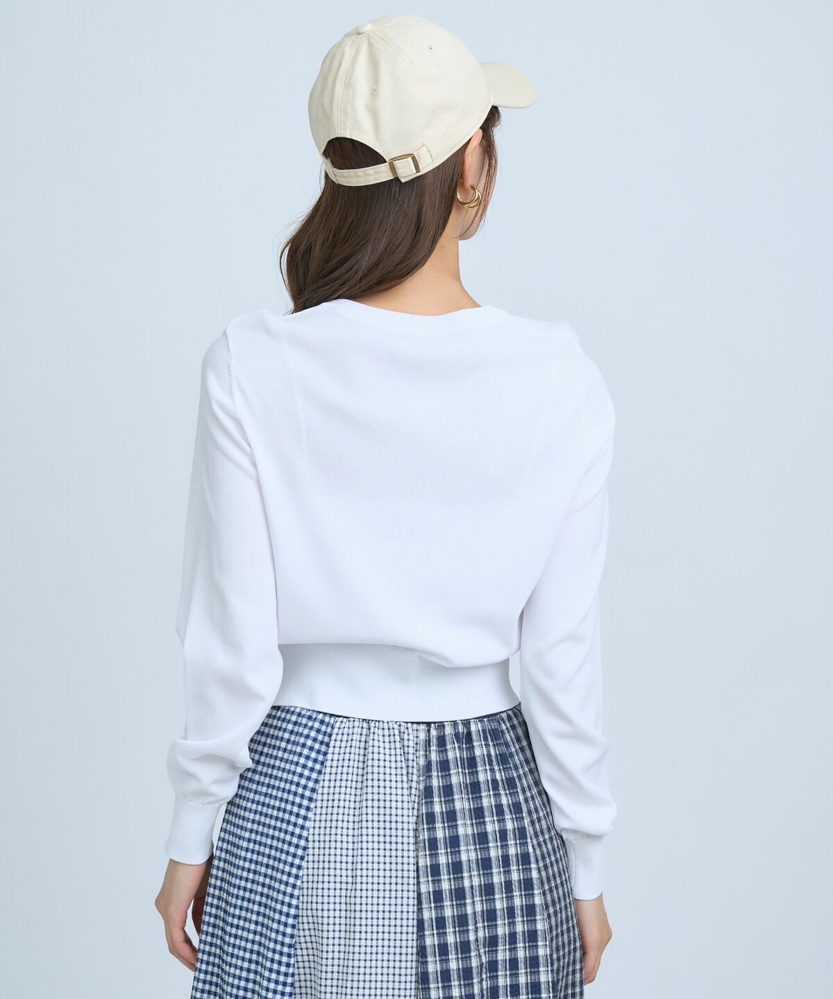 アンドクチュール「クルーネックカーディガン」|カーディガン|