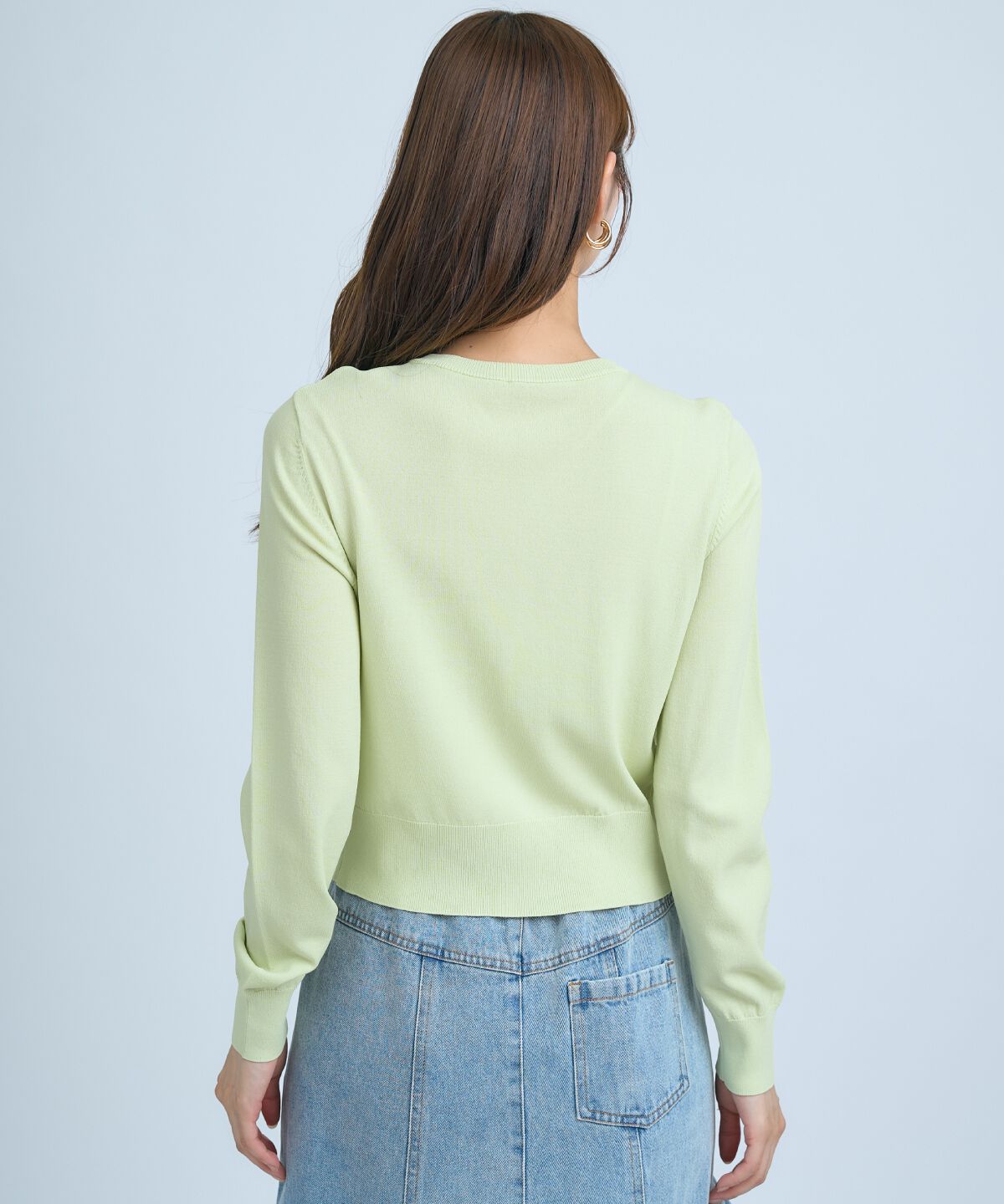 アンドクチュール「クルーネックカーディガン」|カーディガン|