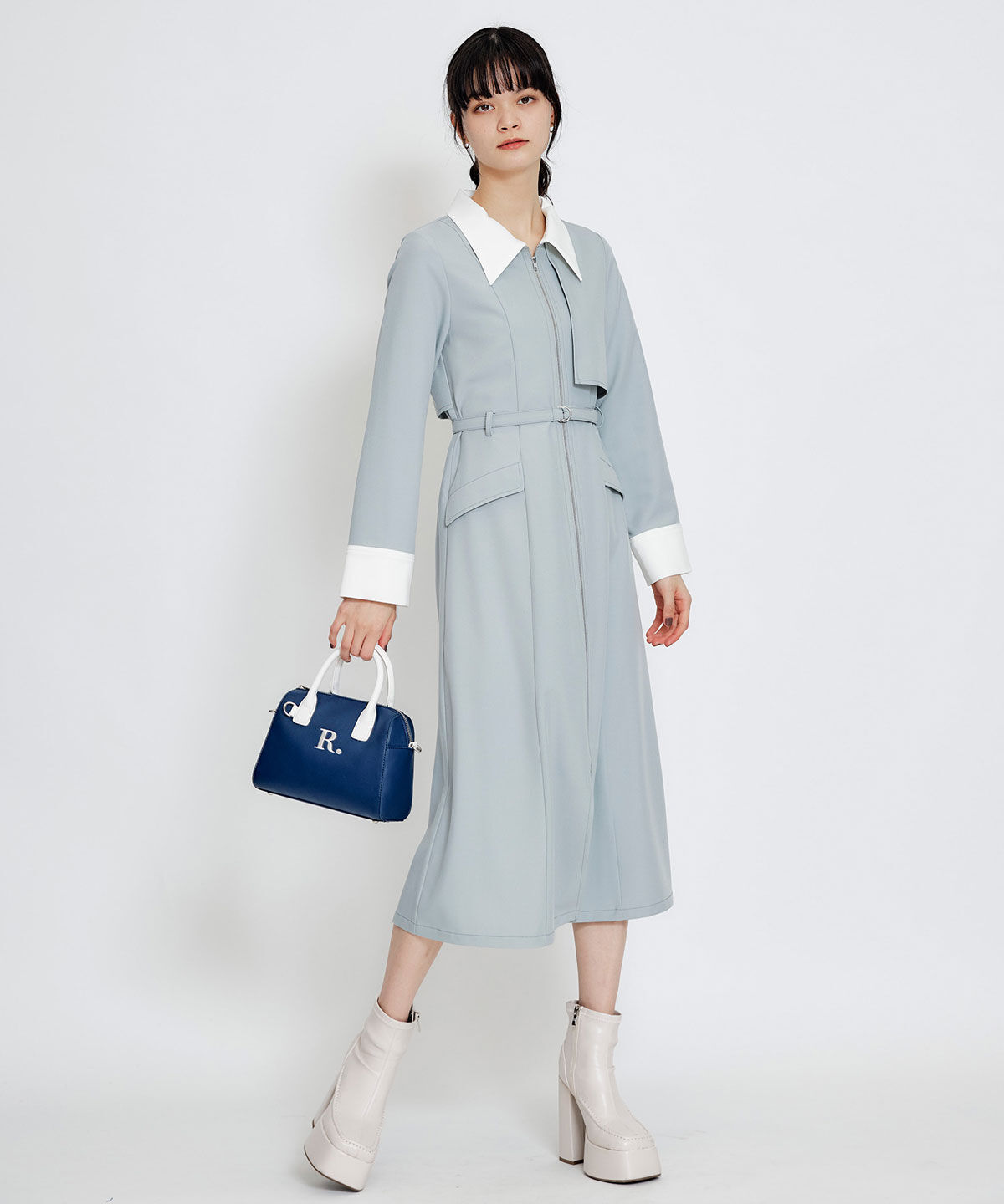 REDYAZEL「R.バイカラーミニボストンショルダーバッグ」|ショルダー・メッセンジャー|