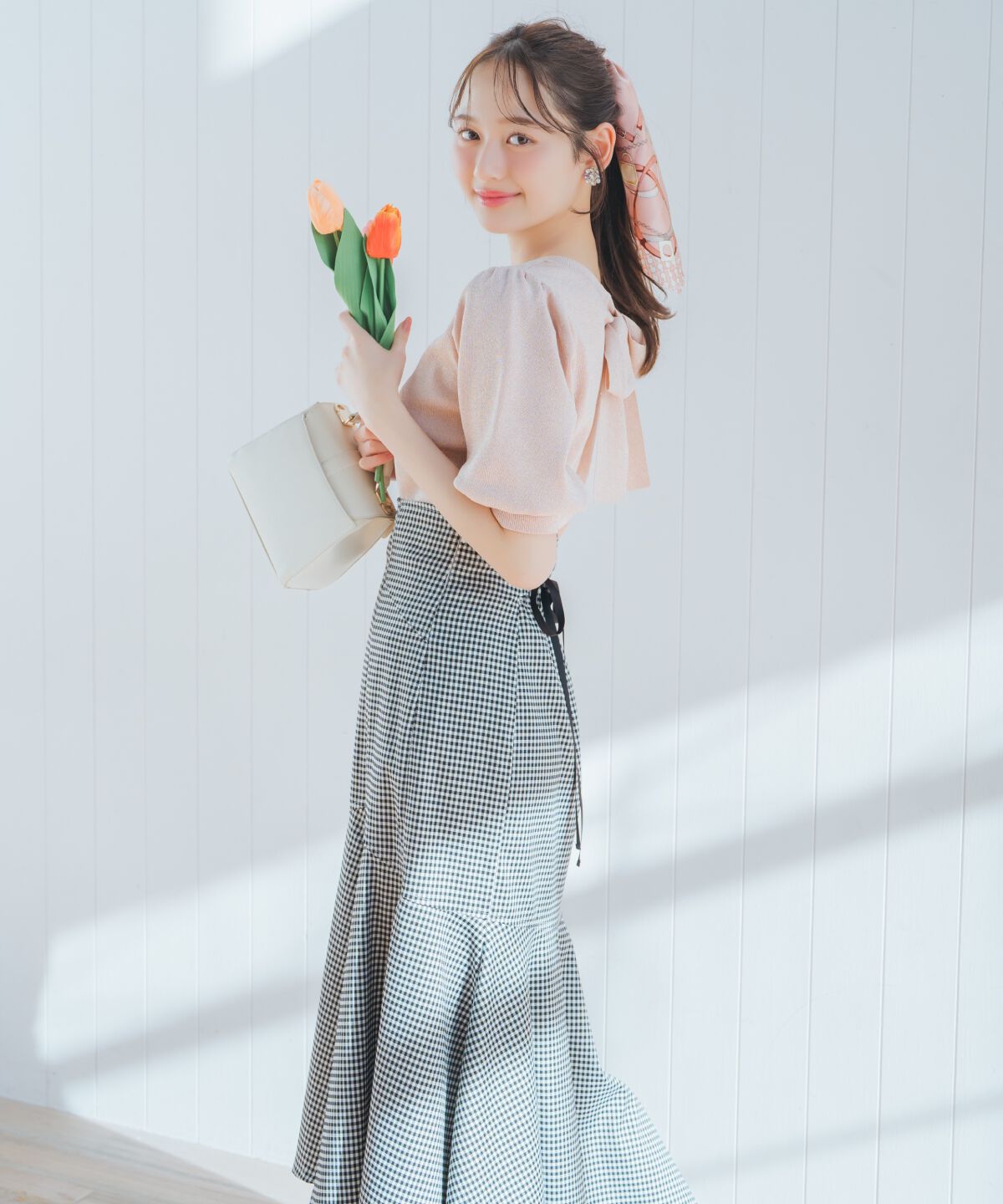 WILLSELECTION「2WAYリボンラメニットプルオーバー」|ニット・セーター|