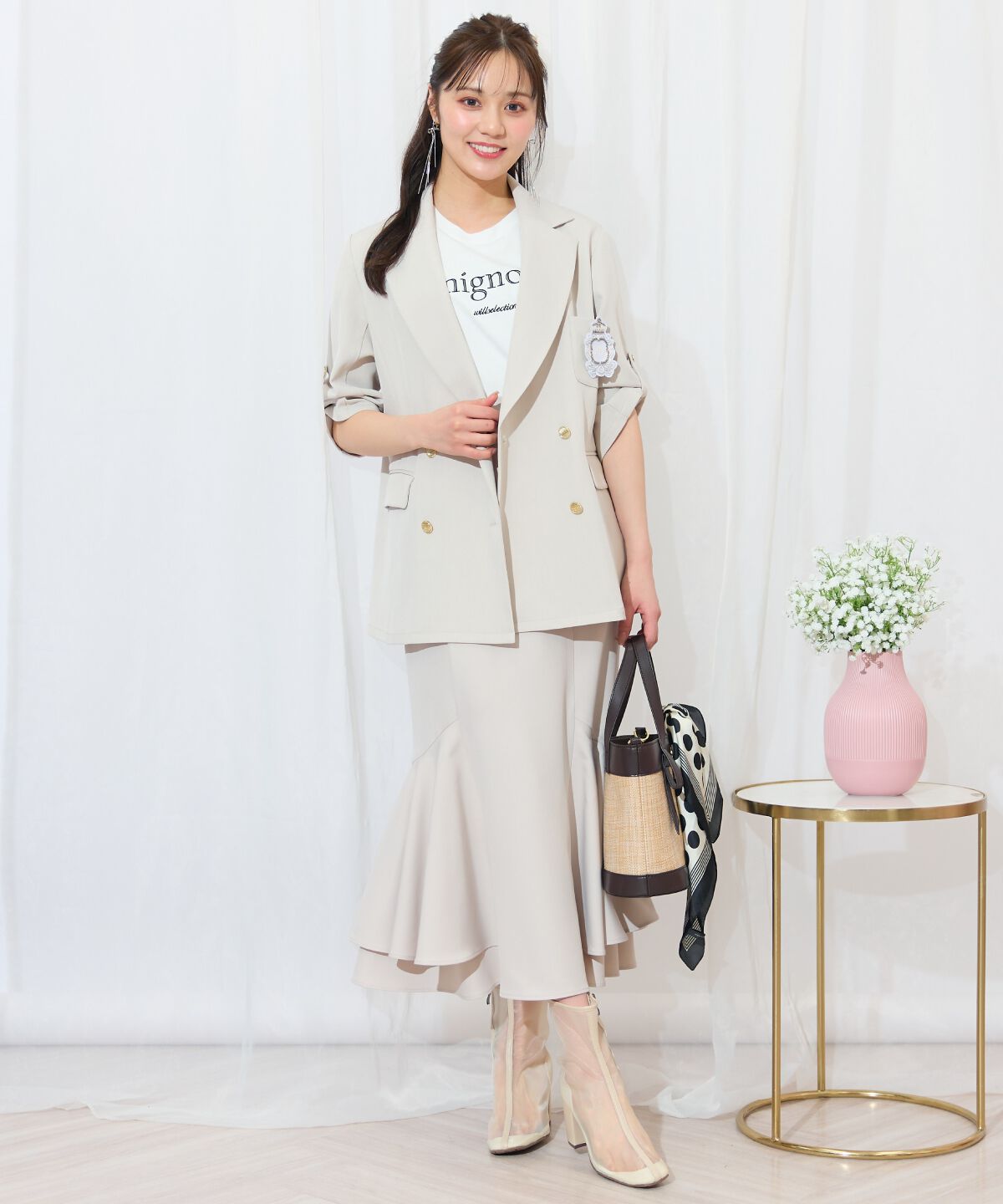 WILLSELECTION「エンブレム付きテーラードジャケット」|テーラードジャケット|