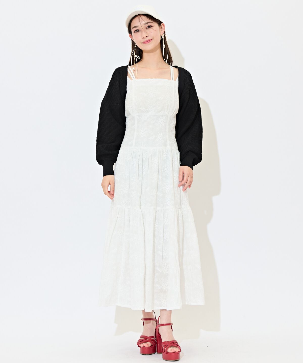 WILLSELECTION「ショート丈柄編みボレロ」|カーディガン|