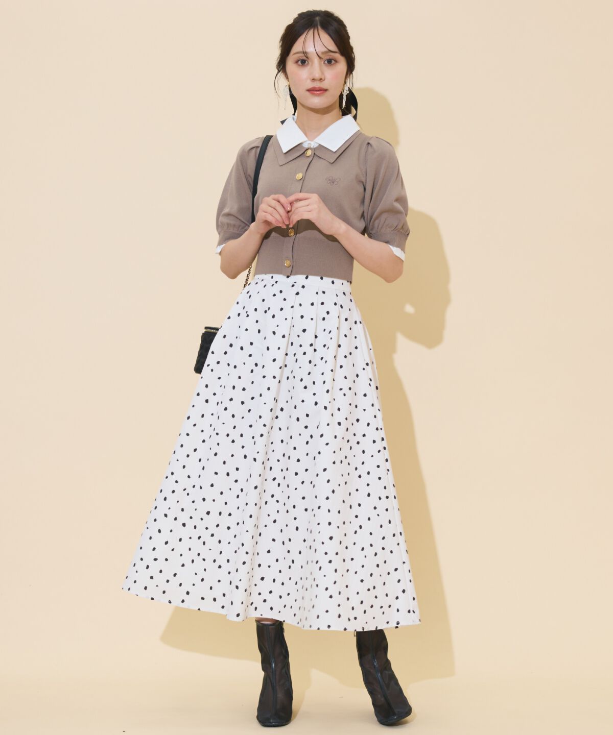 WILLSELECTION「レイヤードカラープルオーバー」|ニット・セーター|