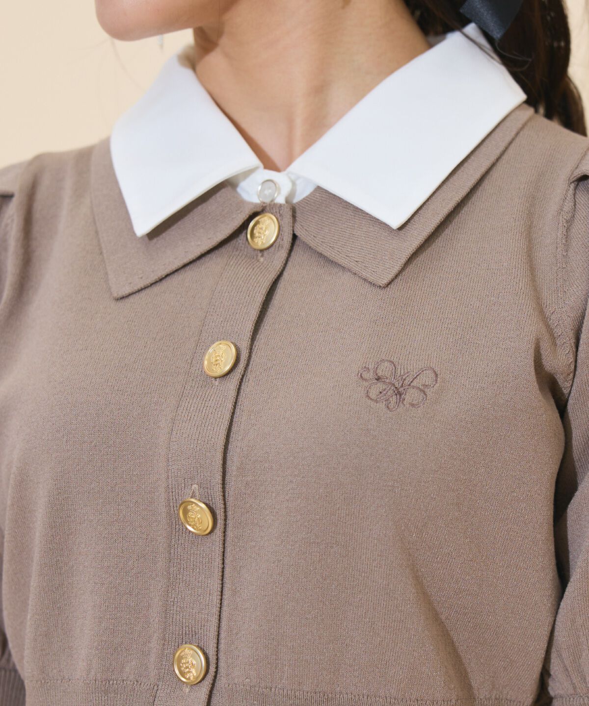 WILLSELECTION「レイヤードカラープルオーバー」|ニット・セーター|