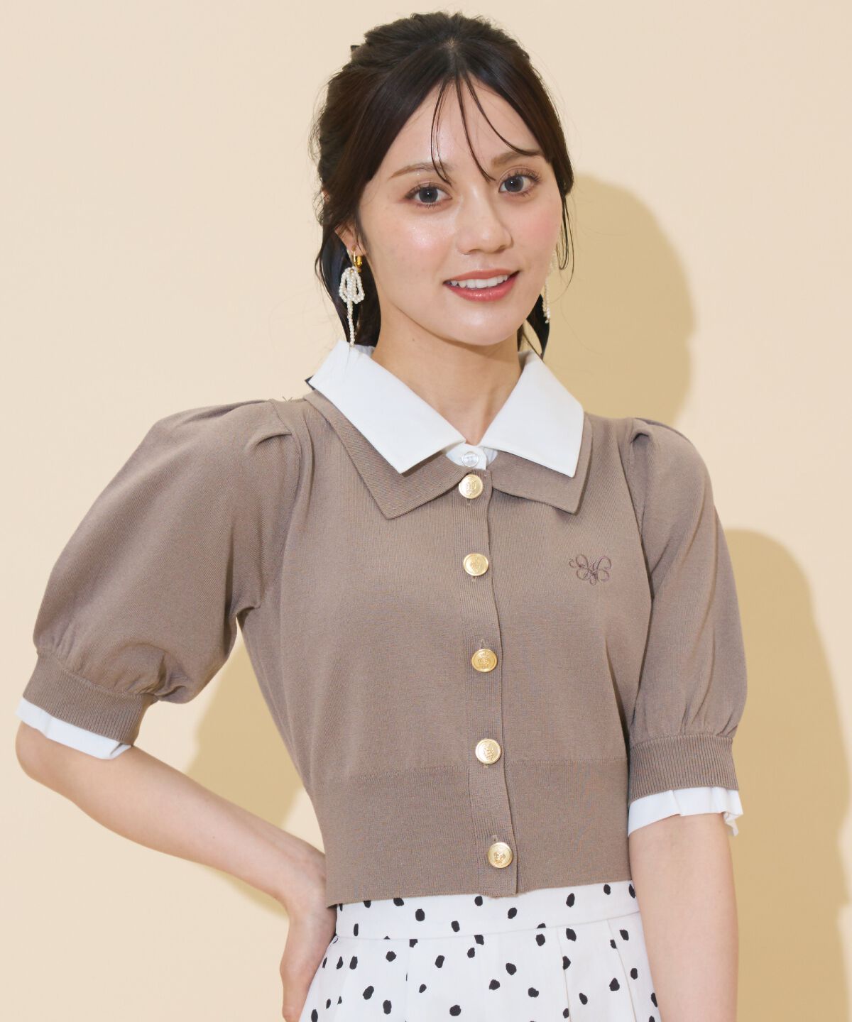 WILLSELECTION「レイヤードカラープルオーバー」|ニット・セーター|