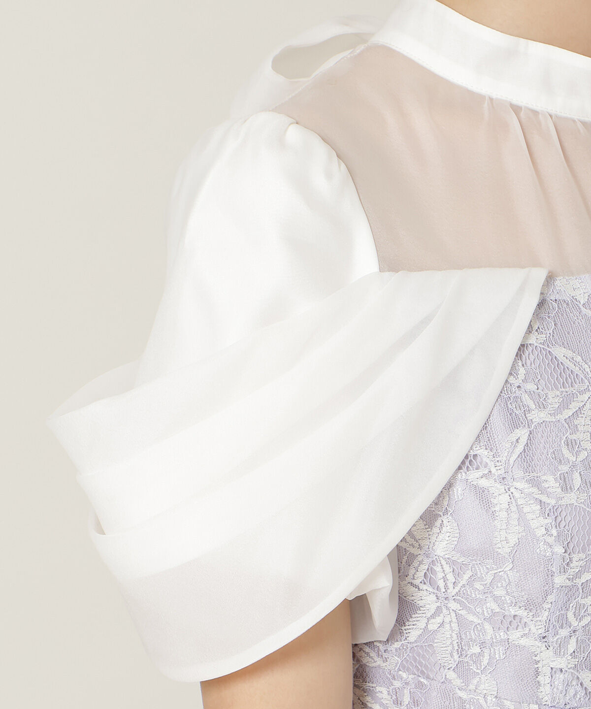 WILLSELECTION「シアーベールレースワンピース」|ドレス|