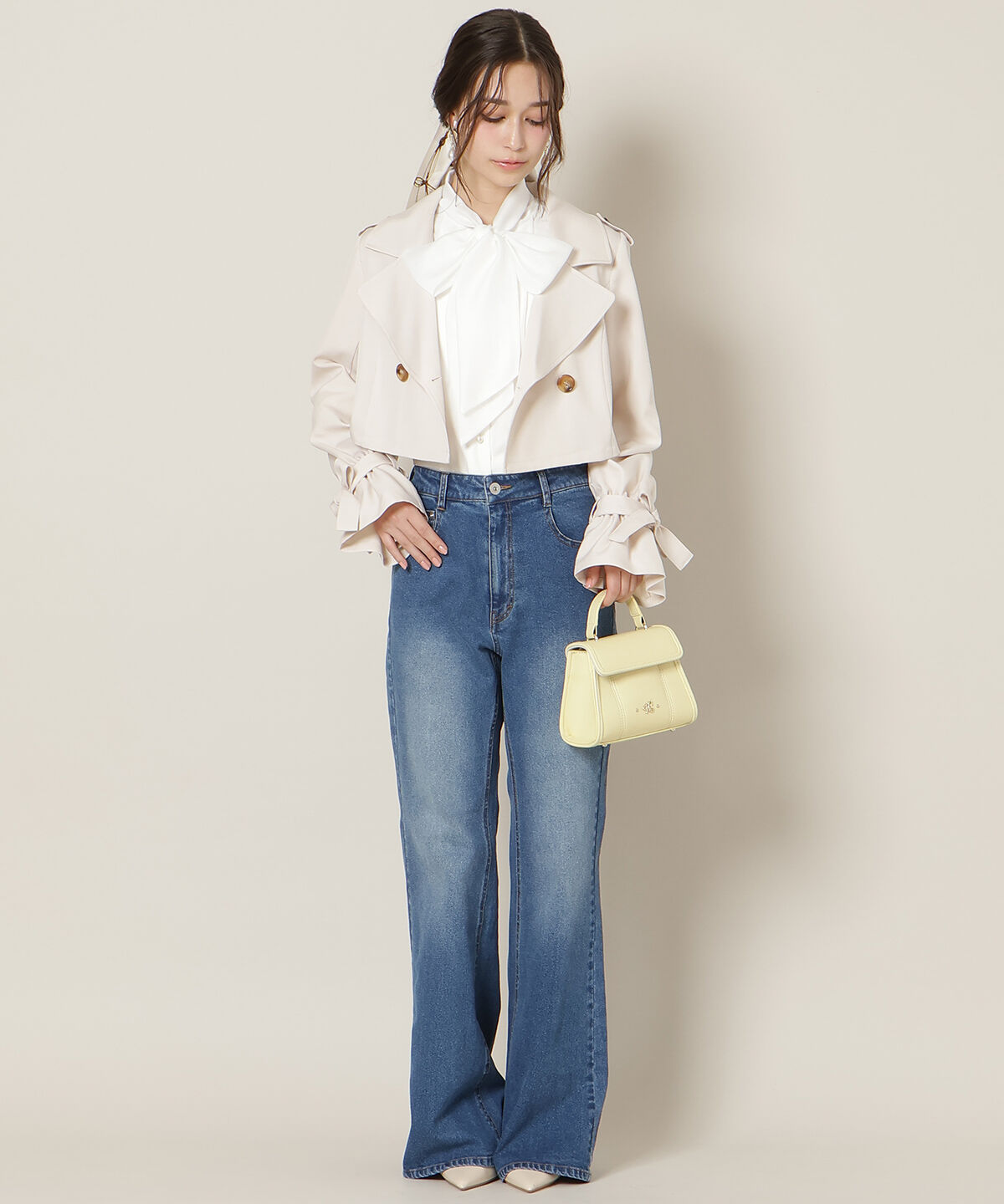 WILLSELECTION「リボンスリーブ3WAYトレンチコート」|トレンチコート|