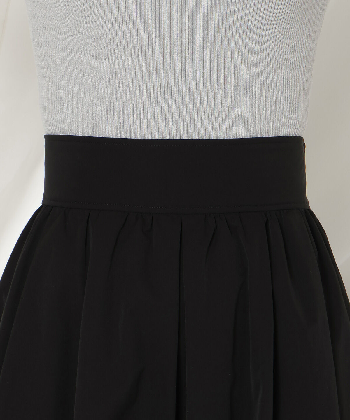 WILLSELECTION「パールタックギャザースカート」|フレア|