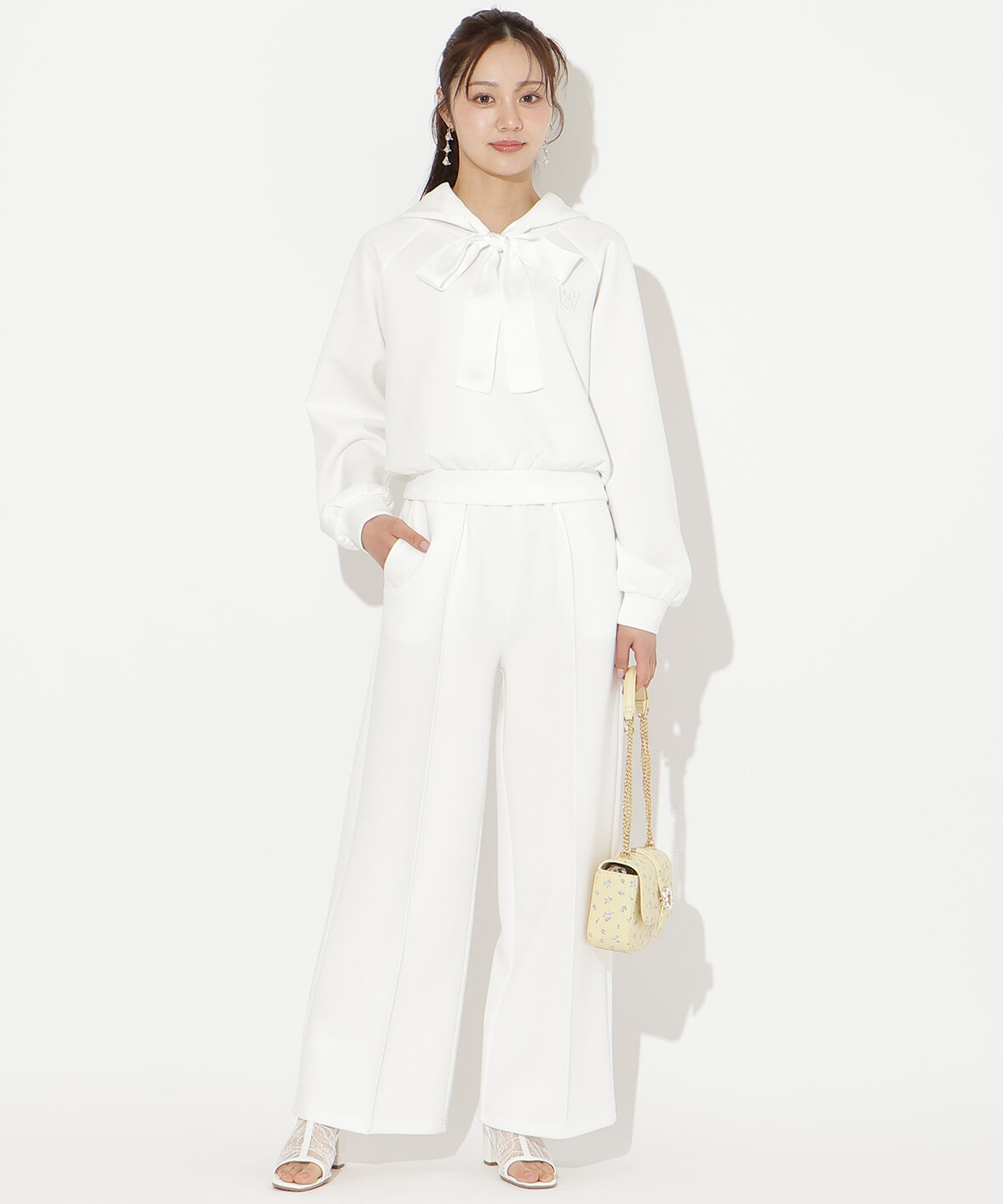 WILLSELECTION「リボンスウェットフーディー」|パーカー|