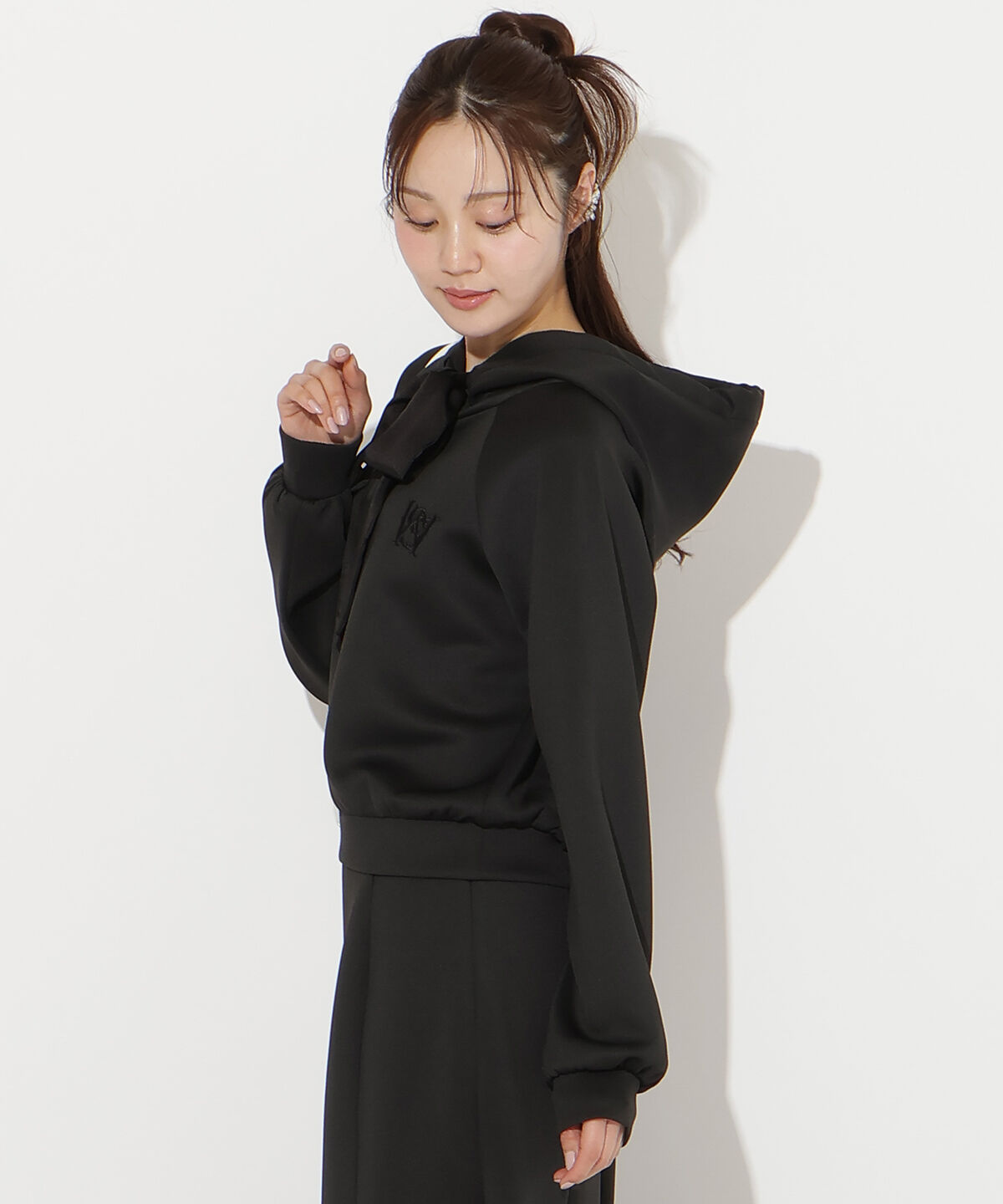 WILLSELECTION「リボンスウェットフーディー」|パーカー|