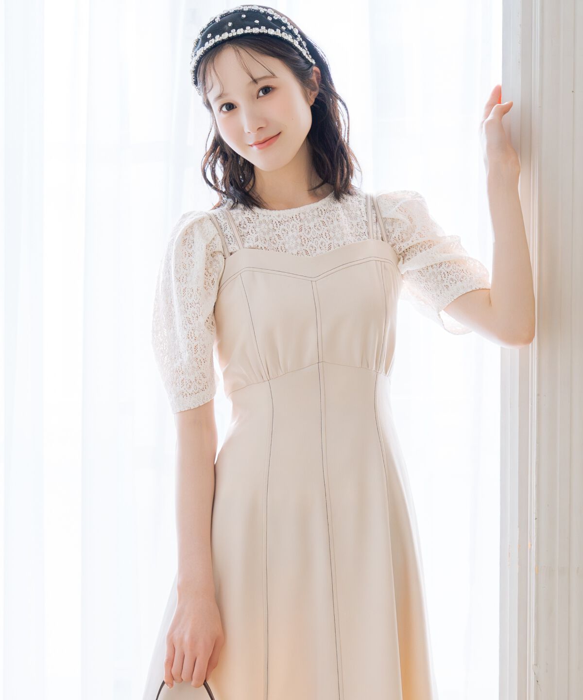 WILLSELECTION「レースクルーネックトップス」|Tシャツ・カットソー|