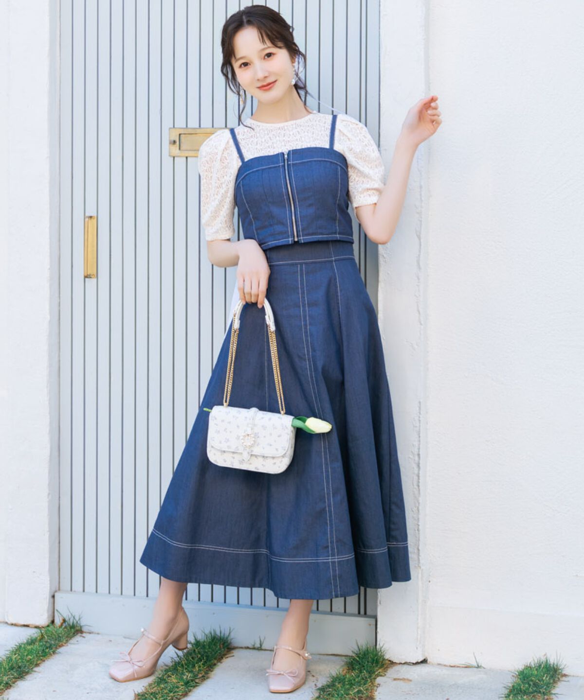 WILLSELECTION「レースクルーネックトップス」|Tシャツ・カットソー|