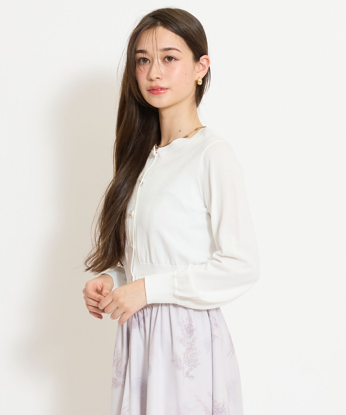 WILLSELECTION「フリルヘムUVカットカーディガン」|カーディガン|