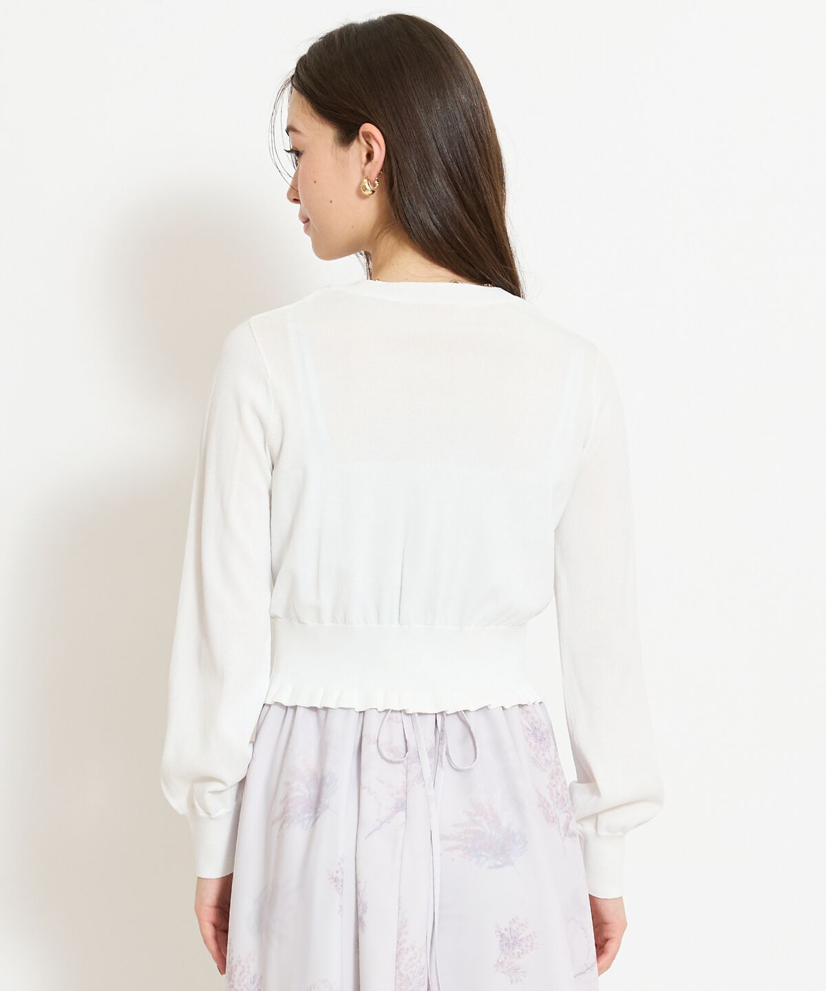 WILLSELECTION「フリルヘムUVカットカーディガン」|カーディガン|