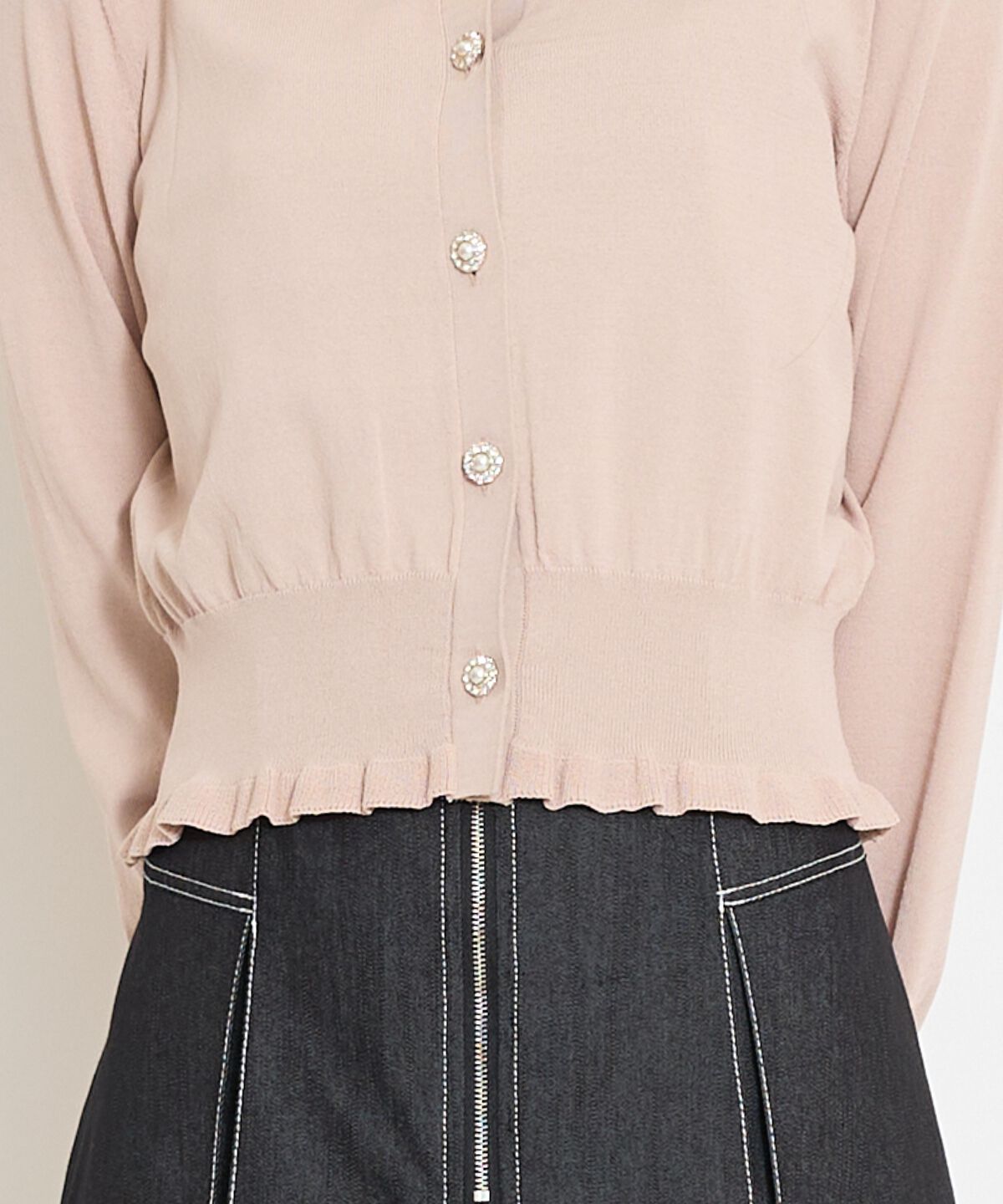 WILLSELECTION「フリルヘムUVカットカーディガン」|カーディガン|