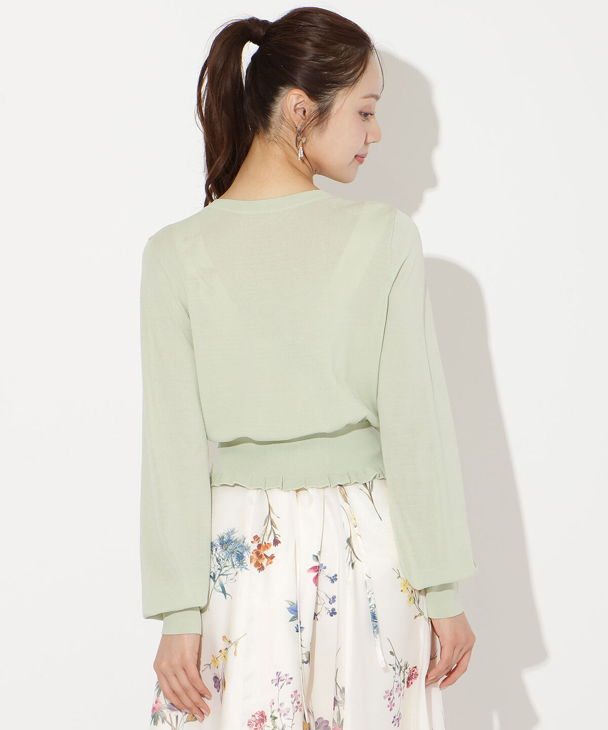 WILLSELECTION「フリルヘムUVカットカーディガン」|カーディガン|