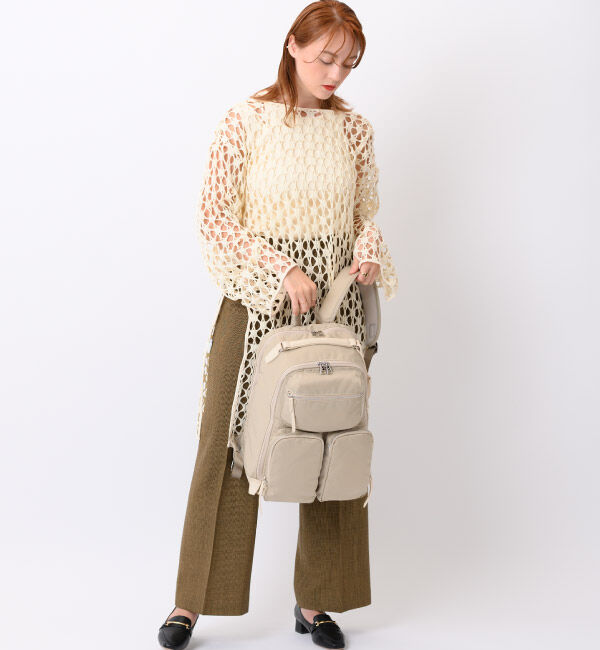 W&.Day/Night「W&.Day/Night ミュッケ オーガナイズドリュック A4サイズ 14.0インチPC収納 大容量 15576」|リュック|