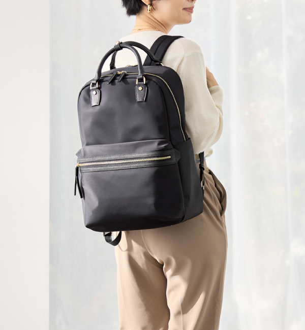 ace.「ace./エース ラポルテム リュック B4 15.6インチサイズ レディースビジネス 68522」|リュック|ブラック