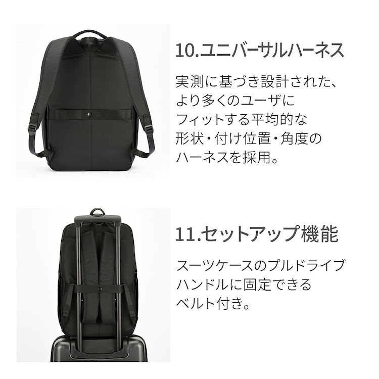 ace.「ace./エース ネフィル ビジネスリュック A4サイズ 14.0インチPC収納 2気室 エキスパンド  20091」|リュック|