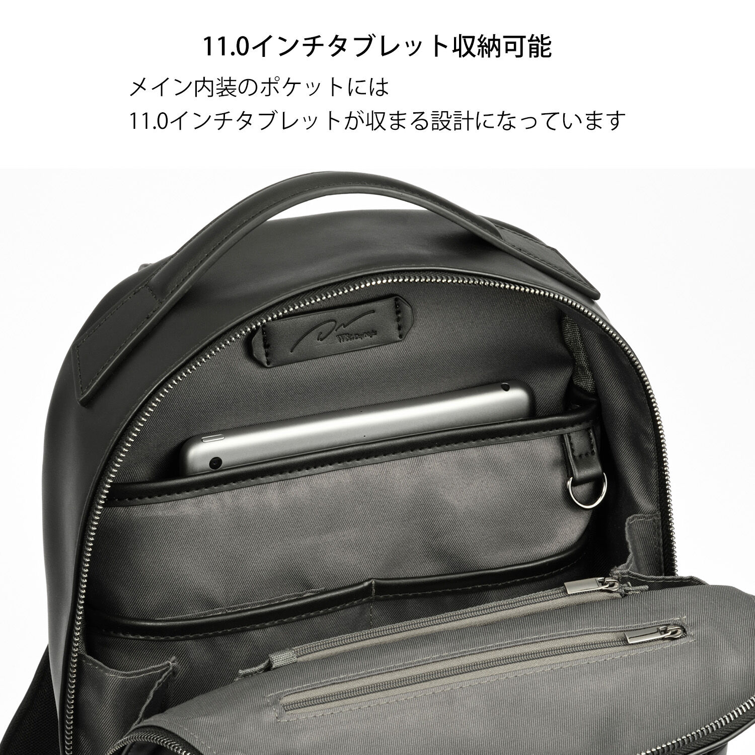 W&.Day/Night「W&.Day/Night ティルカ ラウンドリュック A4サイズ 13.3インチPC収納 19181」|リュック|