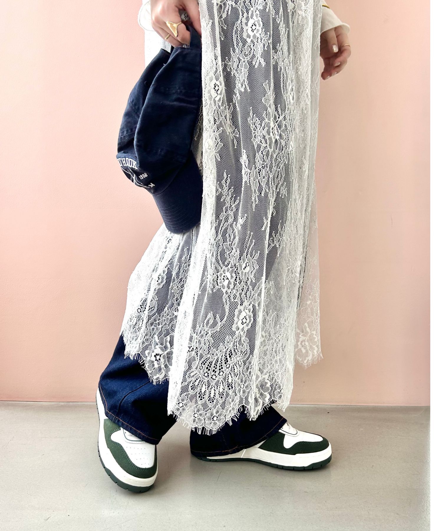 ORiental TRaffic「【トレンド】パンチングミッドソールスニーカー/OT3725 スニーカー 定番 人気 売れてる」|スニーカー|