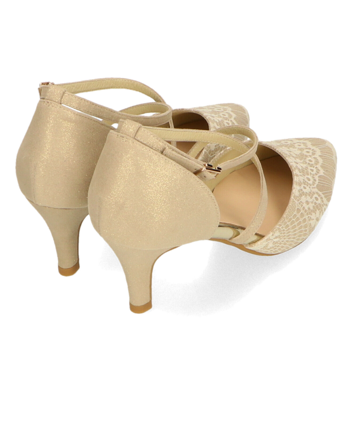 ORiental TRaffic「【オケージョン】クロスストラップヒールパンプス/R-2017 結婚式 パーティー 二次会 人気」|パンプス|