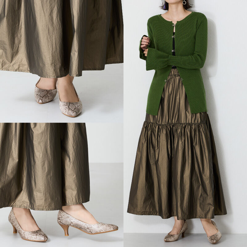 ORiental TRaffic「【WEB限定 / 累計9万足突破】 ミドルヒール パンプス /R-4008  ヒール5.5cm シンプル オフィス クッション」|パンプス|