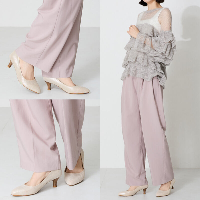 ORiental TRaffic「【WEB限定 / 累計9万足突破】 ミドルヒール パンプス /R-4008  ヒール5.5cm シンプル オフィス クッション」|パンプス|