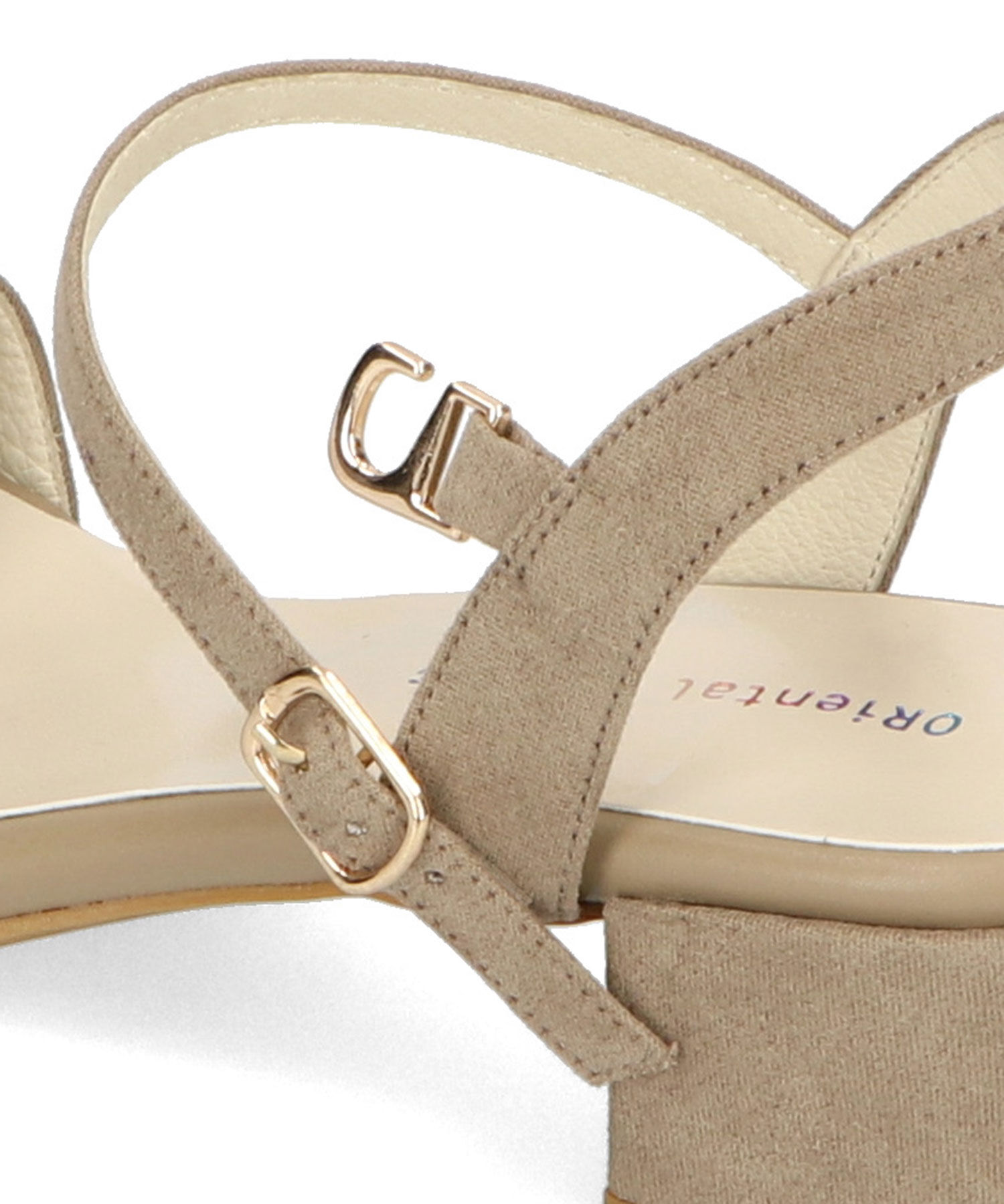 ORiental TRaffic「【アウトレット価格】メタリックライン ミドルヒール サンダル /31209 シンプル 」|サンダル|