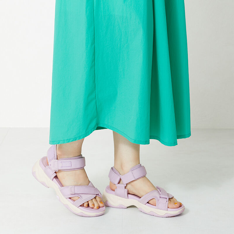 ORiental TRaffic「クロスベルトスポーツサンダル/OT3209 スポサン 売れてる 人気 トレンド」|サンダル|