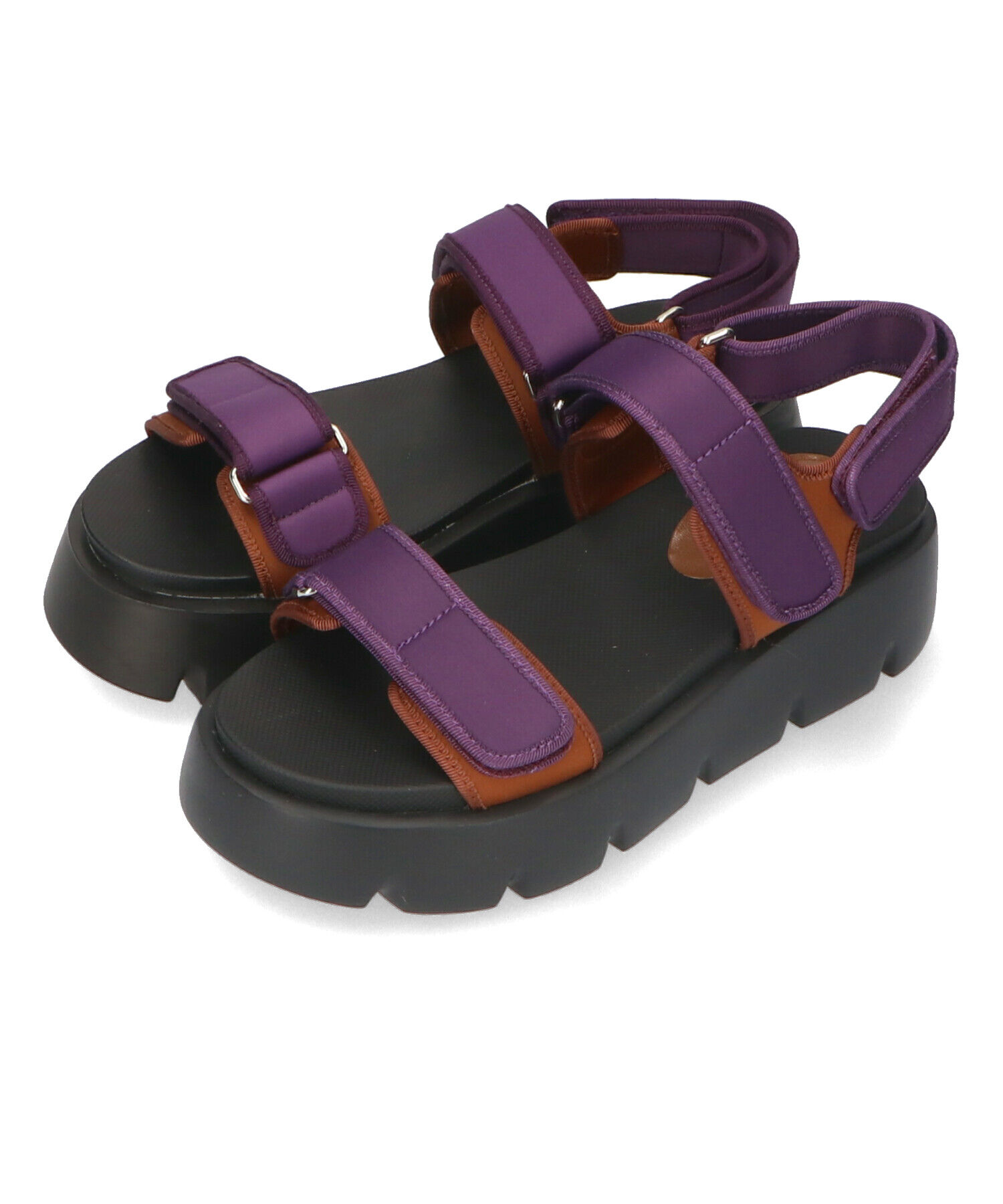 ORiental TRaffic「【アウトレット価格】厚底ナイロンベルトスポーツサンダル/OT3212 サンダル 厚底 スポサン 人気」|サンダル|