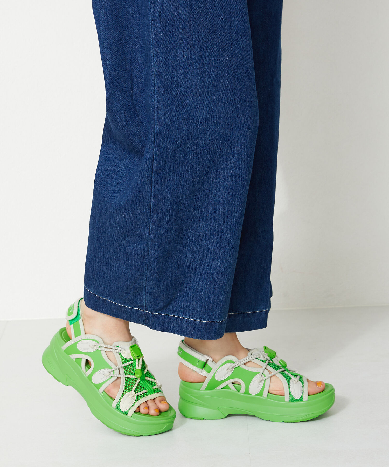 ORiental TRaffic「【アウトレット価格】メッシュバックストラップスポーツサンダル/OT3213」|サンダル|