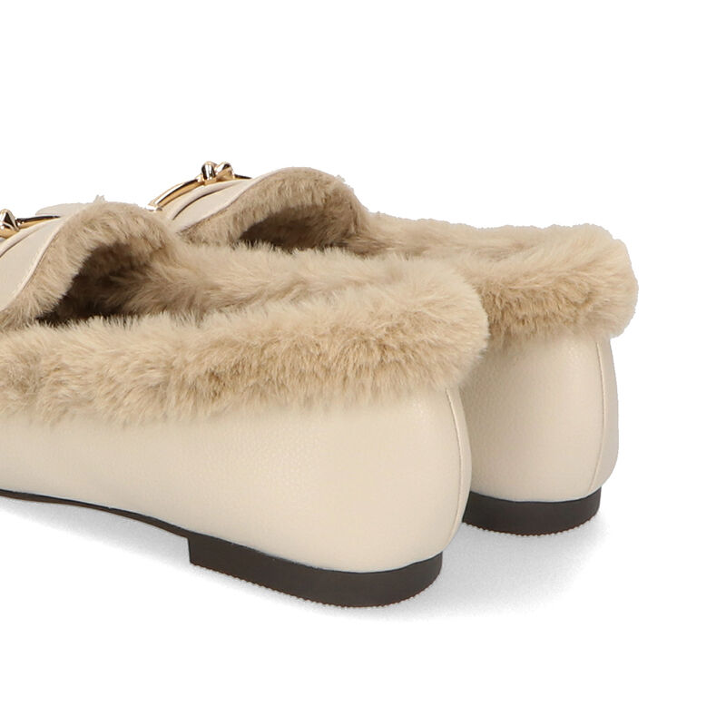 ORiental TRaffic「ゴールドモチーフファーローファー/31307」|パンプス|